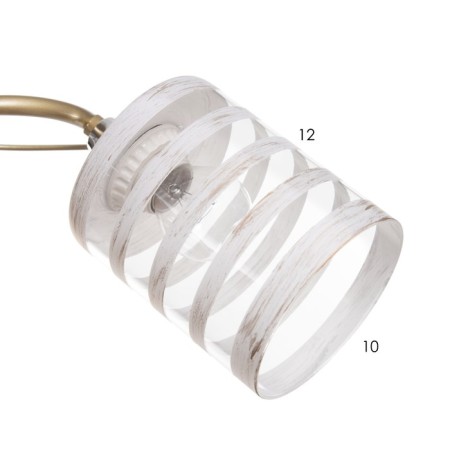 MIA chandelier 3x60W E27 gold, chrome 46x46x28cm-5