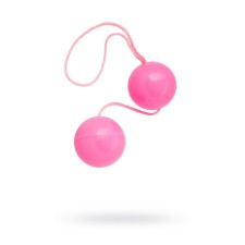 Toyfa vaginal balls, abs plastic, pink color, 20.5 cm, d = 3 cm