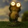 Garden Light "Frog with binoculars" 7x8x15cm