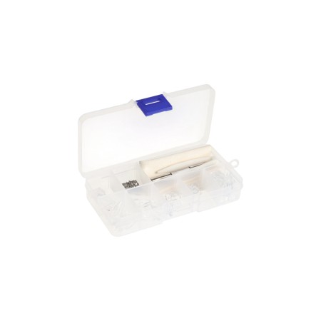A set of tools for repairing glasses screwdriver, tweezers, screws, rogues 70 pcs.