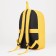 Youth backpack from lightning textiles, external pocket, handbag, yellow color