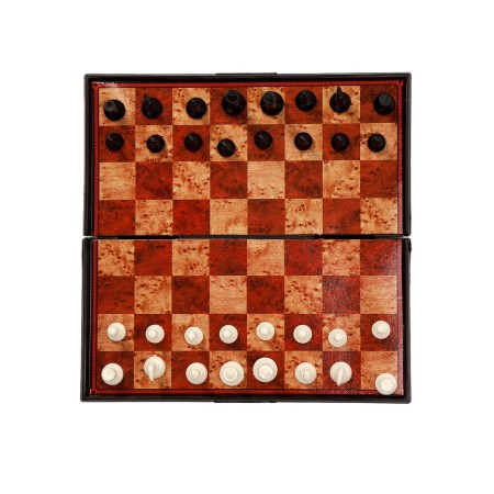Chess 19 x 19 cm, King H-3.3 cm, d-1.5 cm, plastic board and figures-1