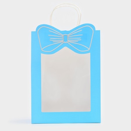 Gift package with the eye "Bant", 26 x 35 x 15 cm, blue-2