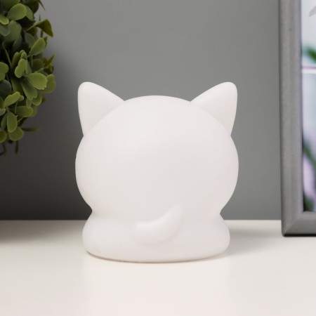 Nightlight "kitten" led white 9.5x10x10 cm-3