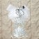 Christmas tree toy "Crystal bell" H-8.2 cm