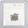 Beads Metal for creativity "micro" silver set 30 pcs 0.37x0.6x0.6 cm
