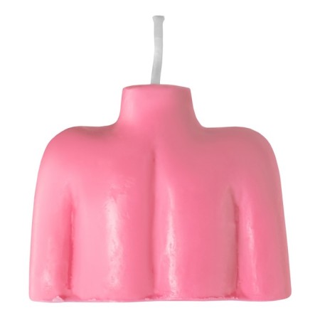 Candle Pecado BDSM "Women's Silhouette", Pink color, 49 g-2