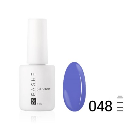 Color gel polish Pashe, No. 048 Blue haze, 9 ml