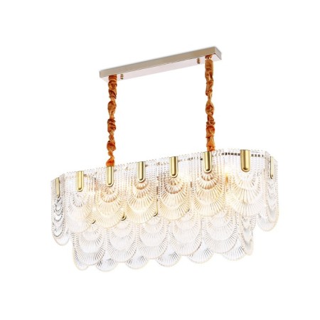 Crystal chandelier with Ambrella Light, Traditional, Tr5389, E27, Color Gold-3