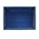 Box folding, plastic, 47 × 34 × 23 cm, 30 kg, blue-gray