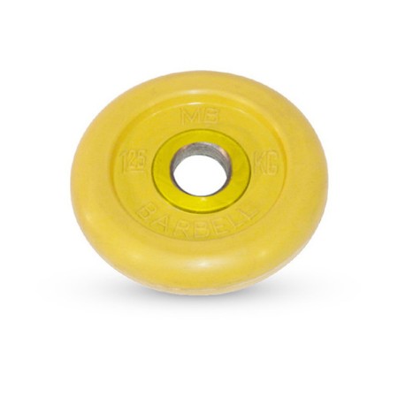 Rubbed disk d = 51 mm color 1.25 kg, yellow color