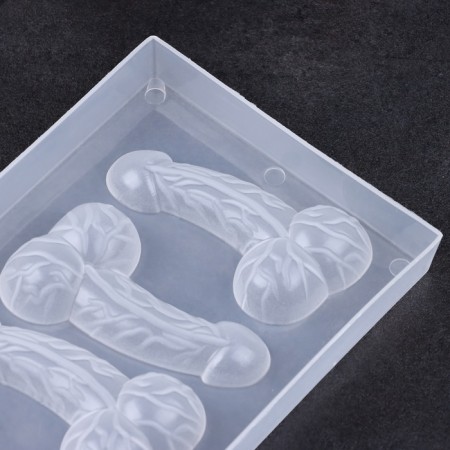Form for ice and confectionery jewelry "18+", 1 figure, 15 x 7 cm, transparent-3
