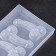 Form for ice and confectionery jewelry "18+", 1 figure, 15 x 7 cm, transparent
