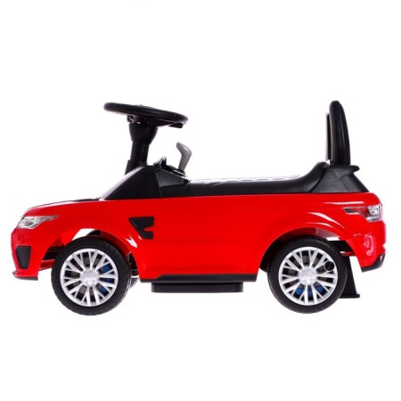 Range Rover Sport SVR electric car, red color-1