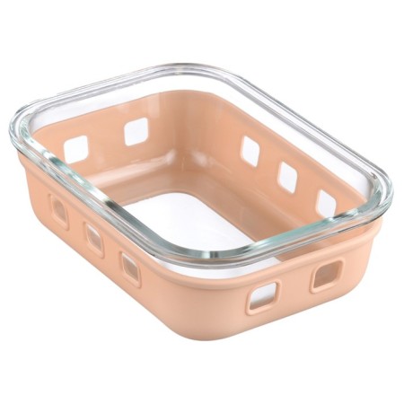 Container for baking, storage and carrying of products in the Smart Solutions cover, beige color, 640 ml-11
