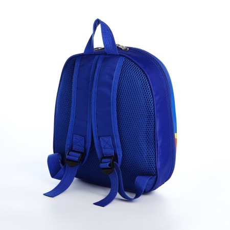 Baby backpack on lightning, blue color-5