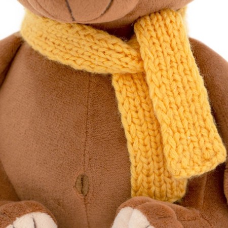 Soft toy "Bear Maffin" Chocolate, 20 cm-5