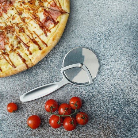 Magistro volt pizza and dough knife, stainless steel, silver color-7