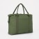 Road bag with lightning, external pocket, green color