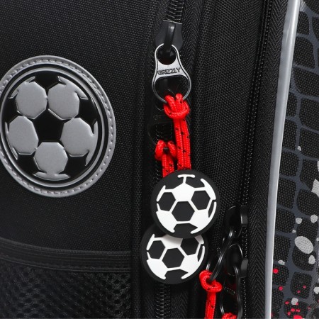 Frame backpack 36 x 28 x 20 cm, Grizzly, black/red-7