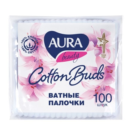 Aura Beauty Cotton Buds, 100 pcs.-2