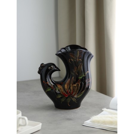 Ceramic VAZA "Dove", desktop, 25 cm, mix-8
