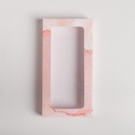 Chocolate box, confectionery packaging, “March 8”, with a window, 17.3 x 8.8 x 1.5 cm-3