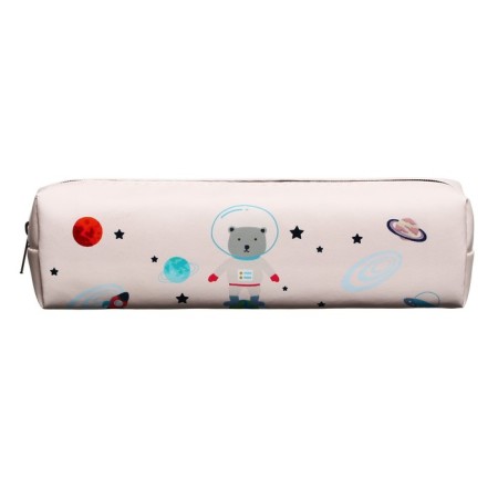 School "Cosmos", with lightning, beige-1