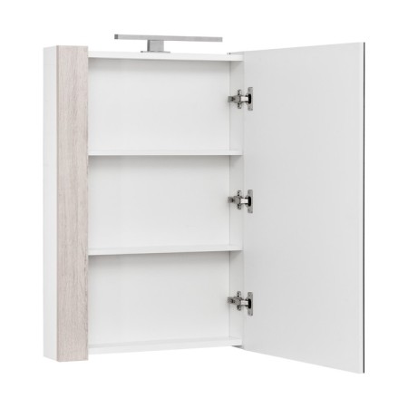 Aquaton Country Mirror, 55 cm, white color, oak Verona-1