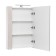 Aquaton Country Mirror, 55 cm, white color, oak Verona