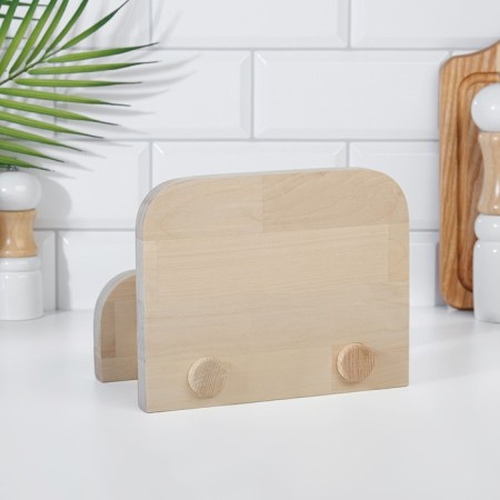 A set of cutting boards from birch on a stand, 3 pcs, 20x20, 24x24 and 28x28 cm-4