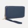Women's wallet on lightning, blue color