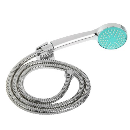 Shower mixer Accoona A8067M, single -leaf, turquoise-2