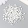 Cube glass 4x4 mm "Snow White" set 20 grams
