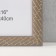 Photo frame plastic 30x40 cm "Brick masonry" gray 44x34 cm