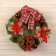 New Year's Wreath D-30 cm "Bright fairy tale" Flowers apples berry balls