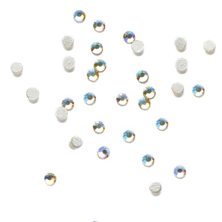 Rhinestones holographic TNL, No. 4 Oliva, 1440 pcs