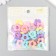 Beads for creativity plastic "Pastel colors" set 20 grams 0.4x1.8x1.8 cm