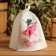 Bath cap "Doll", print, felt