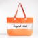 Bag Women's Beach Tropical Vibes, 50x35x11 cm, orange color
