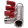Aqualink threaded manual, 3/4 "x3/4" x1/2 ", internal/outer, 4 outputs, with balloons. Taps