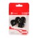Torso valve cap, "skull", black, set 4 pcs