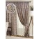 Set of curtains on the Salerno braid, size 400x270 cm, tulle - 450x270 cm