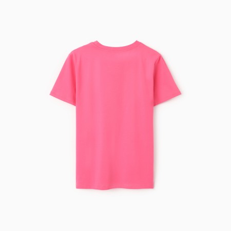 Female T -shirt, powder color, size 44 (m)-3