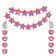 Garland on the eyelets "Happy Birthday!", Length 172 cm, Minnie Mouse