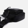 Male sling bag, artificial leather, black color