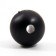 Feeder bead Namazu Soft Beads, PVC, D = 6 mm, round, black 20 pcs.