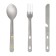 A set of cutting devices Boyscout, fork, spoon, knife, in a case, 16 cm