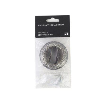 Decorative overlay Allur Art-R3 AB (K3200), for the cylinder mechanism, ancient bronze 1024-2