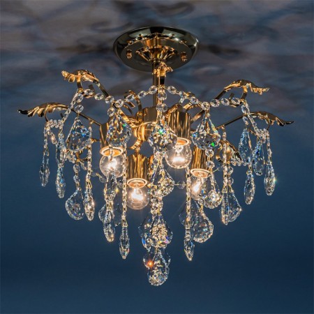Ceiling lamp 4x60W E27, size 36x22x11 cm-3